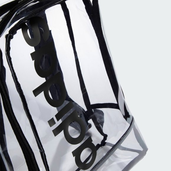 ADIDAS Clear/Transparent Backpack/Game School Bag Linear NEW - Picture 6 of 6
